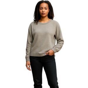 Karen Neuburger Live Love Lounge Scoop Neck Light GraySweater | Comfy | Large